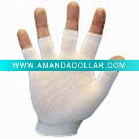 Wholesale half finger nylon glove,13gauge,convenient