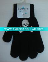 Wholesale Knitting fashion offset print winter gloves