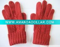 girls knitted glove