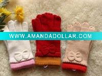 knitted fingerless glove