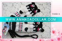 Wholesale girl's new design glove