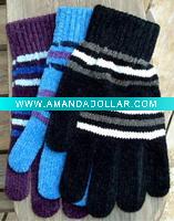 100% acrylic knitted glove