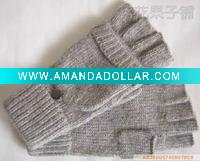 Knitted fingerless glove