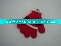 Wholesale Knitting stripe fashion child gloves