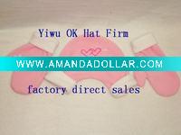 Wholesale fasion polar fleece gloves for lovers