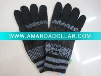 Wholesale winter knitted woolen gloves