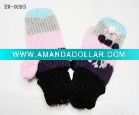 knitted knitted gloves