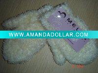 Wholesale Knitting fashion feather yarn gloves