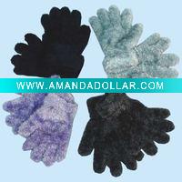 100% polyester feather yarn magic glove