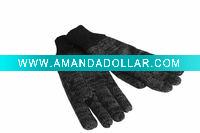 Wholesale 2011 laides new fashion acrylic and US cotton soft winter knitted classical glove
