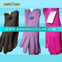 Wholesale popular artifical wool glove(LSGE-013)