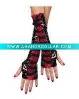Wholesale Lace Fingerless Gloves LM-009136