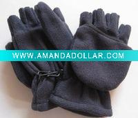 polar fleece half glove