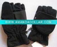 polar fleece half glove
