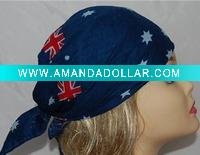 Wholesale Printed Flag Bandana,Printed National Flag Bandana,Polyester Flag Bandana,Cotton Flag Bandana