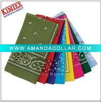 Wholesale popular cotton bandana,printed bandana,headwear