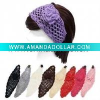 handmade headband crochet flower headwrap