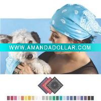 Printed cotton bandana