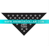 100% polyester pet bandanas