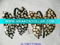Wholesale Fashion women's head band in dotted satin