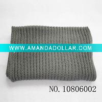 Warm knitting scarf