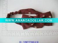 Wholesale New Design Hair Accessory Elastic Hair Band in Burgandy Color