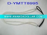 Wholesale Fashion Hair Band in plastic pearls