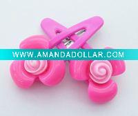 Wholesale Kid'S clips synthetic resin Multi-Color Cute Hair Accessory