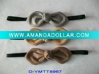 Wholesale Fashion bow elastic hair tie for 2012 spring and summer