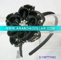 Wholesale Fashion black hair band with ssallow print