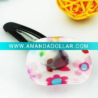 Wholesale PVC hair clip/ hair pin