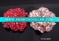 Wholesale HOT SELLING 5 CM HAIR CLIPS W/ 8 CM CHIFFON FLOWERS