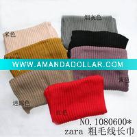 winter knitting scarf
