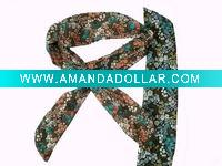 Wholesale Fashion Rabit Ear Bandana in Floral Fabric