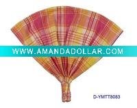 Wholesale Fashion hair bandana Grid Cotton Fabric