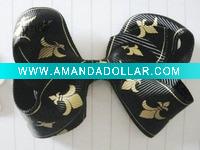 Wholesale 2011zebra print hair flowers barretteHBB-12-036