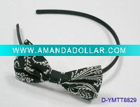 Wholesale Fashion accessory boutique hair bows in black
