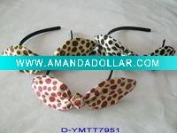 Wholesale Fashion women's head band in doted satin