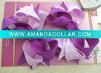 Wholesale polyester ribbon flower bow