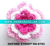 Wholesale knitted hair flower