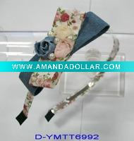Wholesale Fashion hair accessory headband with jean bow