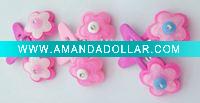 Wholesale hair decoration polyresin Multi-Color Cute fashion barrette