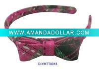 Wholesale Fashion hair band hair holder England Grid Fabric