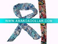 Wholesale Fashion Rabit Ear Bandana in Floral Fabric