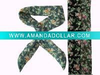 Wholesale Fashion Rabit Ear Bandana in Floral Fabric