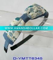 Wholesale Teeth Plastic Hook in Jean and Floral Fabric