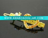 Wholesale heart rhinestone hair clips