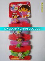 Wholesale fashion PVC hair charm/ barrette/ hair ring/ hair rope