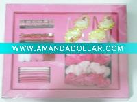 Wholesale hair accessory in pcv box
