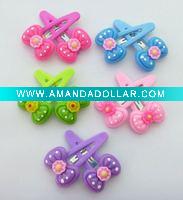 Wholesale Kid'S clips synthetic resin Multi-Color Cute Hair Accessory